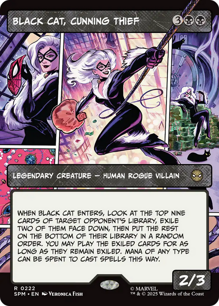 Black Cat, Cunning Thief (Borderless) [Marvel's Spider-Man]