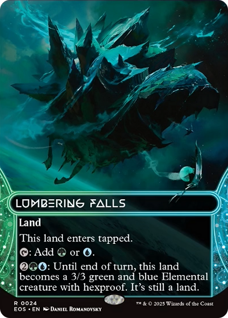 Lumbering Falls (0024) (Borderless) [Edge of Eternities: Stellar Sights]