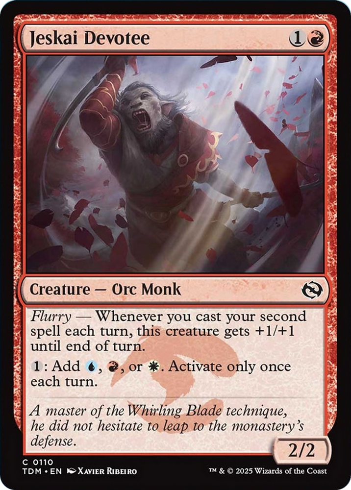 Jeskai Devotee [Tarkir: Dragonstorm]