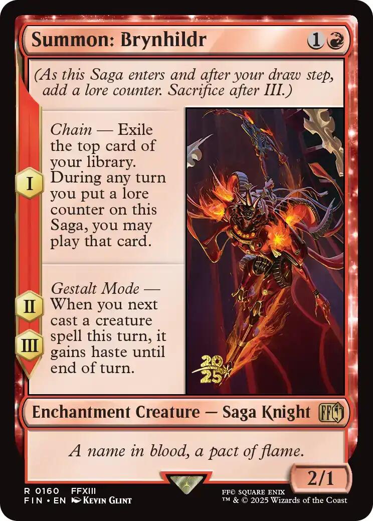 Summon: Brynhildr [FINAL FANTASY Prerelease Promo]