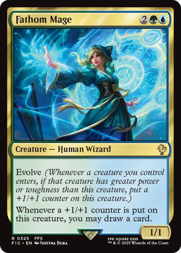 Fathom Mage (Surge Foil) [FINAL FANTASY Commander]