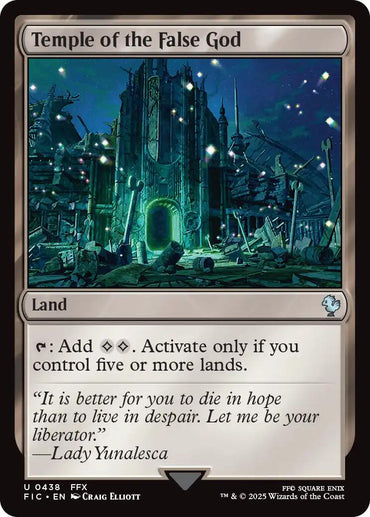 Temple of the False God (Surge Foil) [FINAL FANTASY Commander]