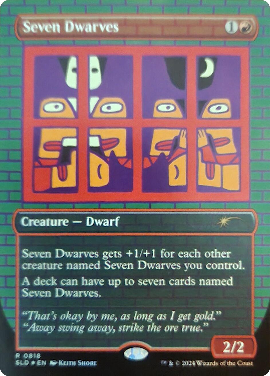 Seven Dwarves (0818) (Rainbow Foil) [Secret Lair Drop Series]
