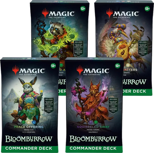 Bloomburrow Commander Deck Display Case Pre order