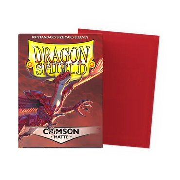 Dragon Shield Crimson Matte Sleeves