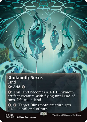 Blinkmoth Nexus (0138) (Borderless) (Galaxy Foil) [Edge of Eternities: Stellar Sights]