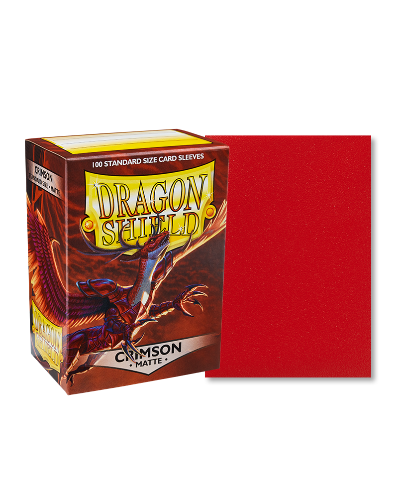 Dragon Shield Crimson Matte Sleeves
