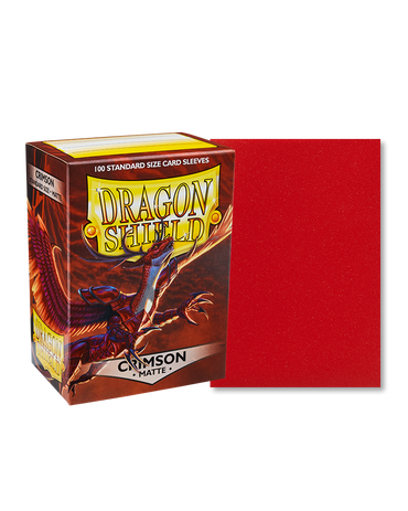 Dragon Shield Crimson Matte Sleeves