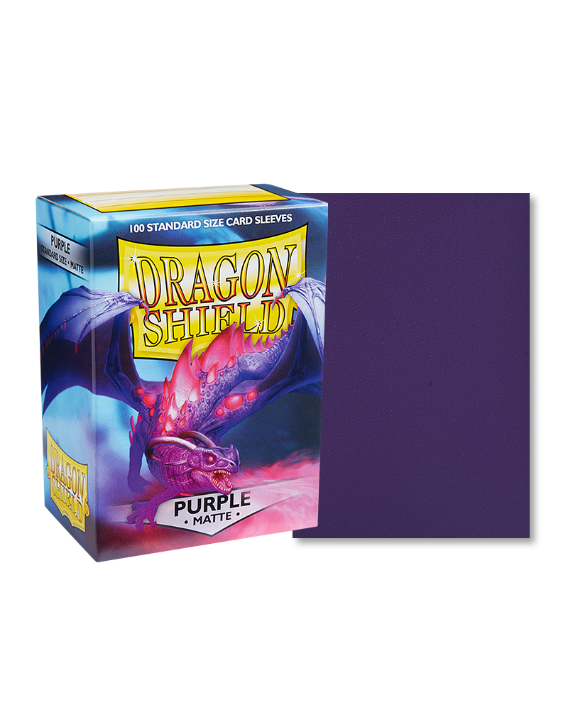 Dragon Shield Purple Matte Sleeves