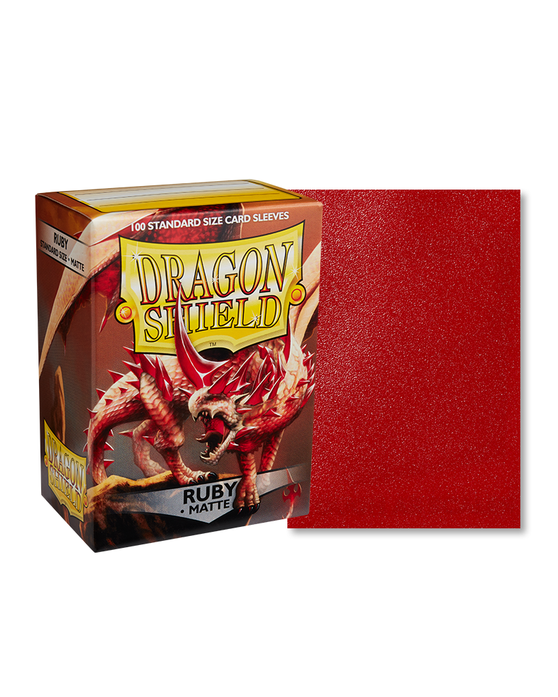 Dragon Shield Ruby Matte Sleeves