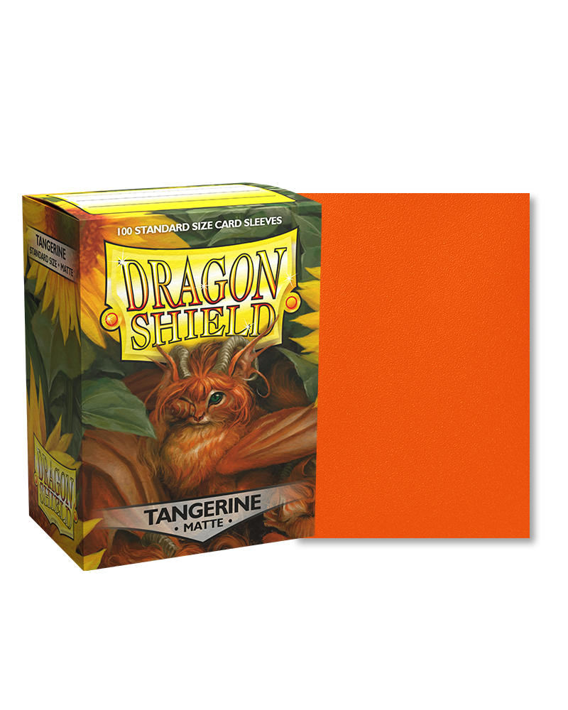 Dragon Shield Tangerine Matte Sleeves
