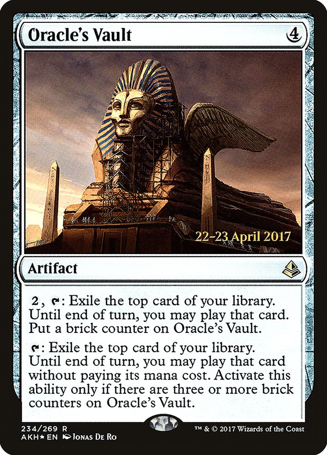 Oracle's Vault [Amonkhet Prerelease Promos]