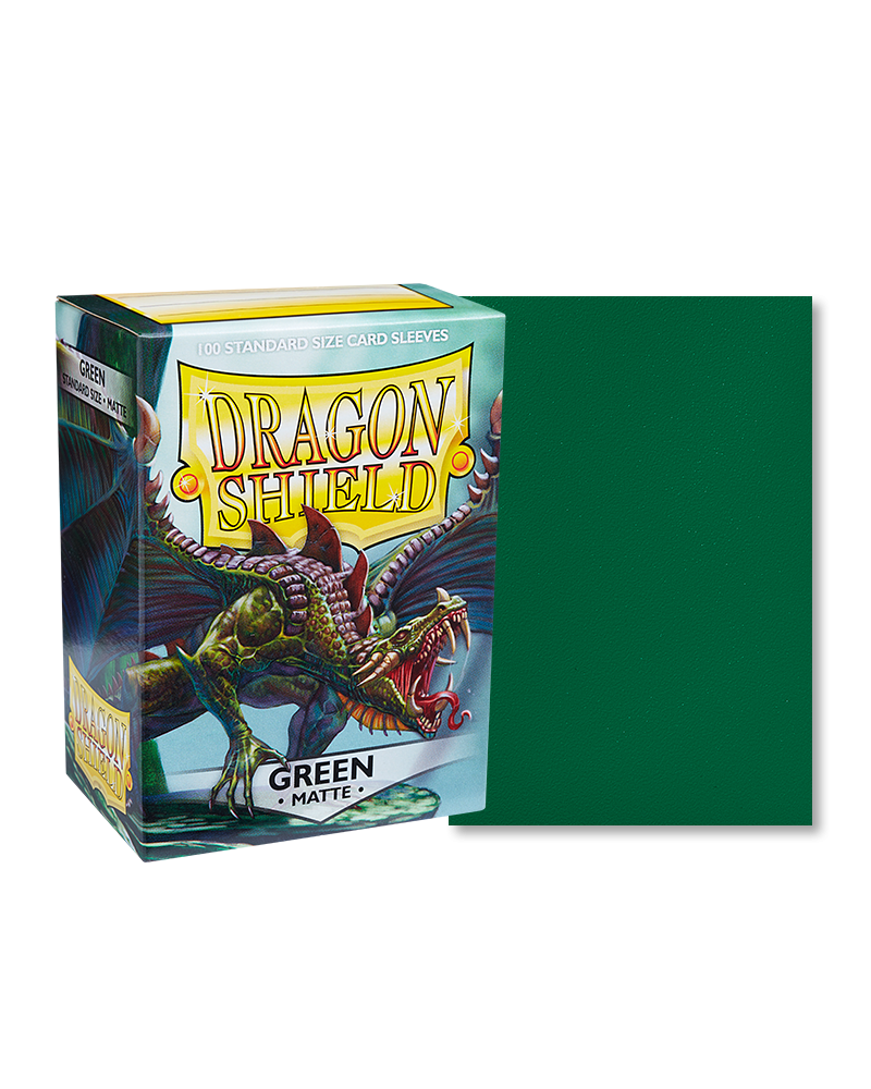 Dragon Shield Green Matte Sleeves