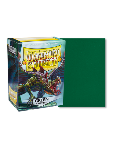 Dragon Shield Green Matte Sleeves