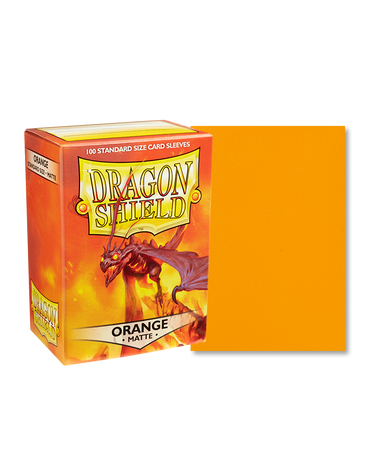 Dragon Shield Orange Matte Sleeves