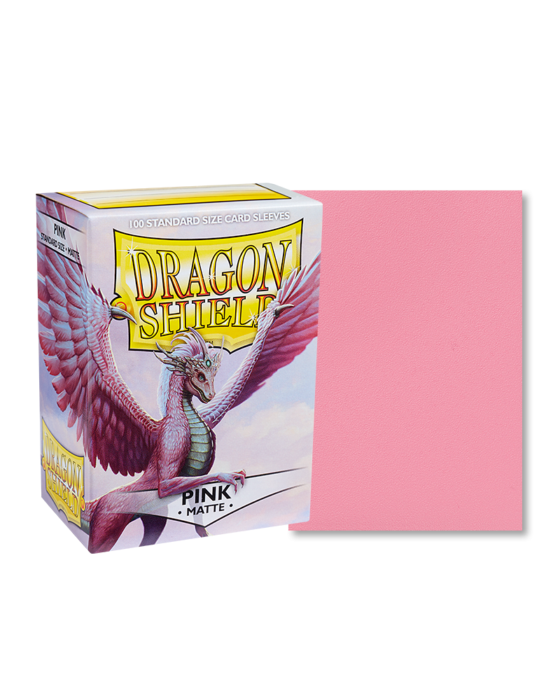 Dragon Shield Pink Matte Sleeves