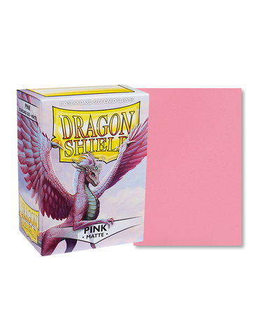 Dragon Shield Pink Matte Sleeves