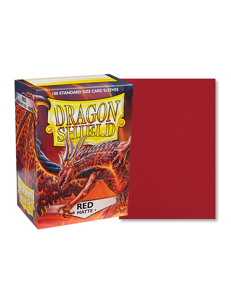 Dragon Shield Red Matte Sleeves