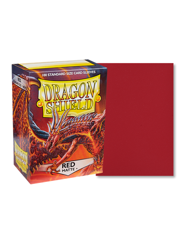 Dragon Shield Red Matte Sleeves