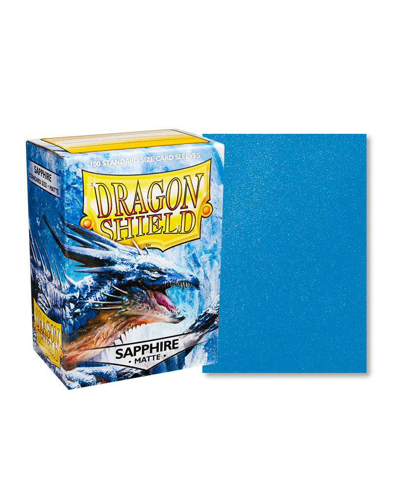 Dragon Shield Sapphire Matte Sleeves