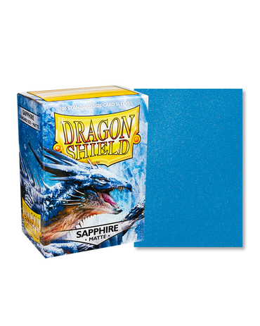 Dragon Shield Sapphire Matte Sleeves