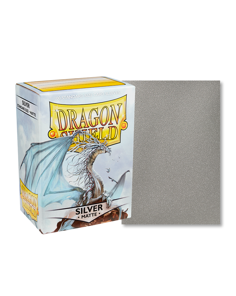 Dragon Shield Silver Matte Sleeves