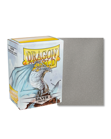 Dragon Shield Silver Matte Sleeves
