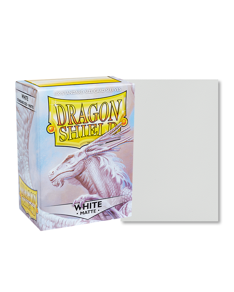 Dragon Shield White Matte Sleeves