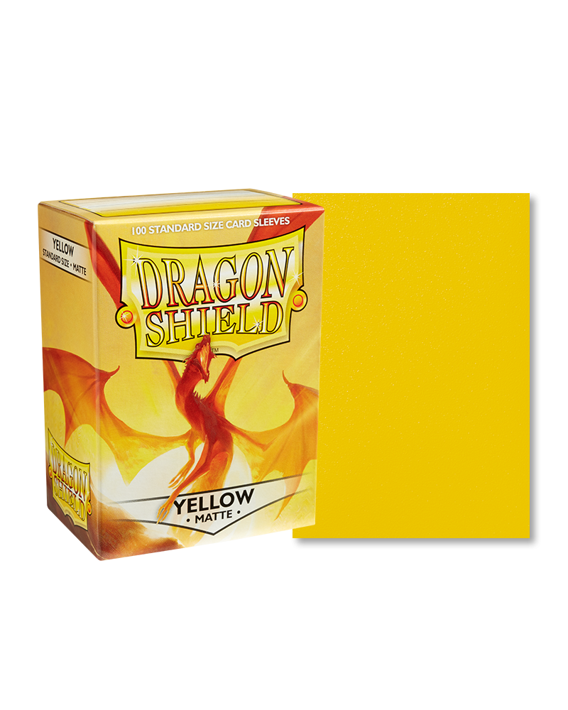 Dragon Shield Yellow Matte Sleeves