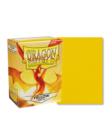 Dragon Shield Yellow Matte Sleeves