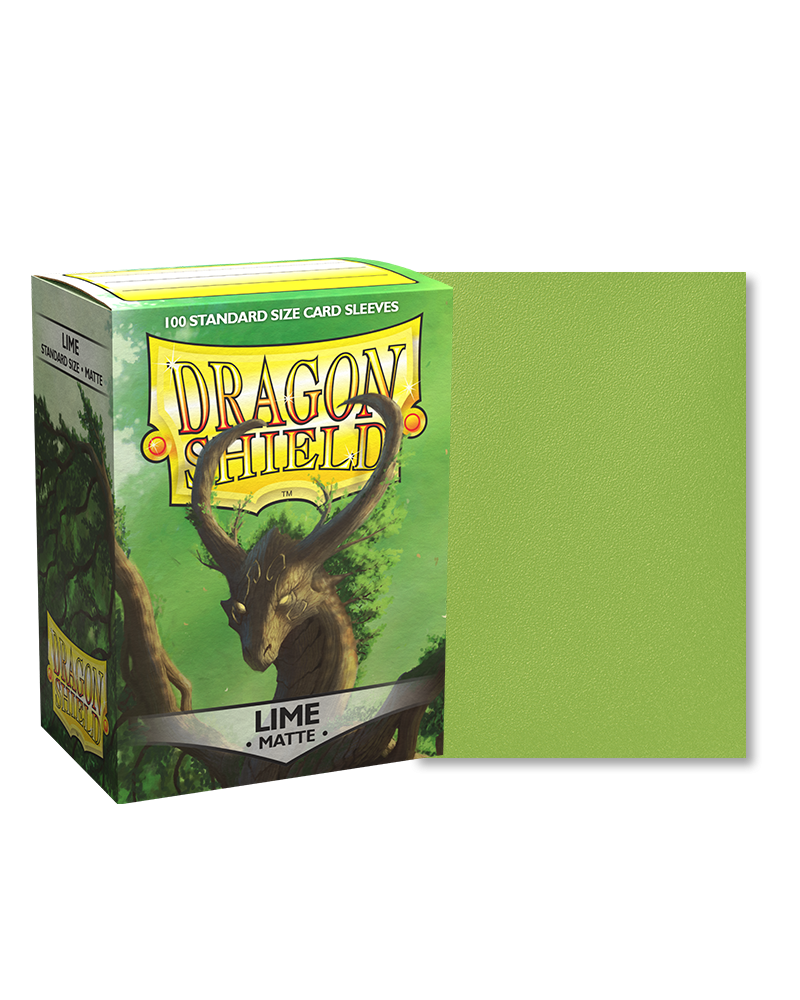 Dragon Shield Lime Matte Sleeves