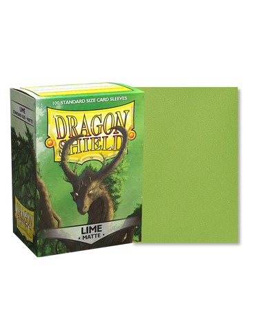 Dragon Shield Lime Matte Sleeves