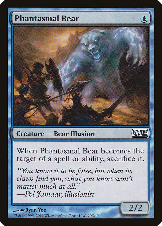 Phantasmal Bear [Magic 2012]