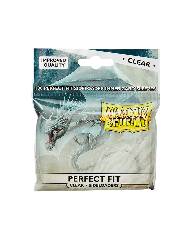 Dragon Shields: Perfect Fit Sleeves (100): Clear [Sideloader]