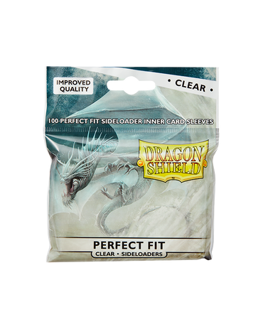 Dragon Shields: Perfect Fit Sleeves (100): Clear [Sideloader]